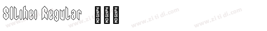 SIlihei Regular字体转换